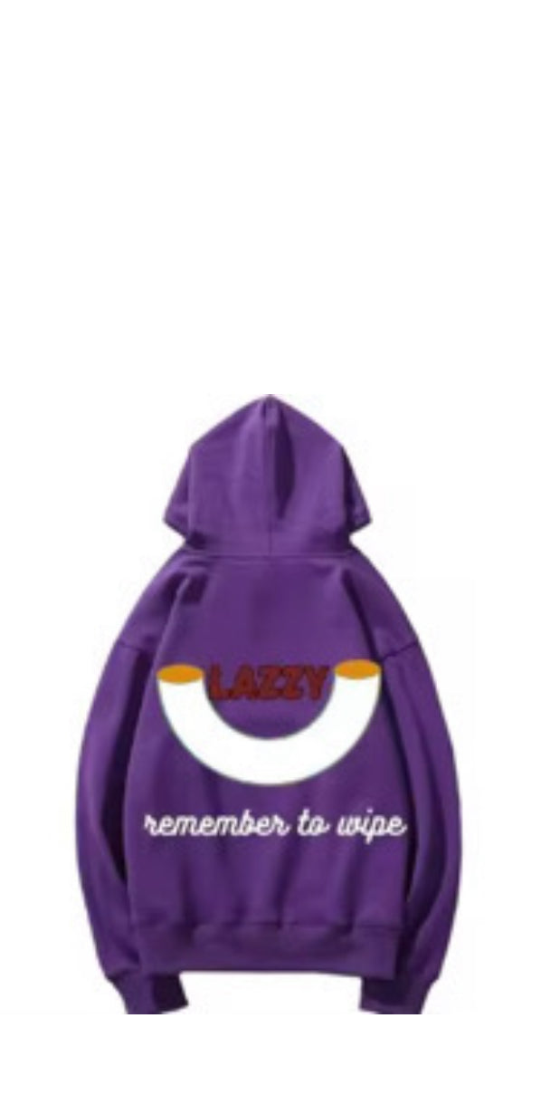 Purple lazy hoodie