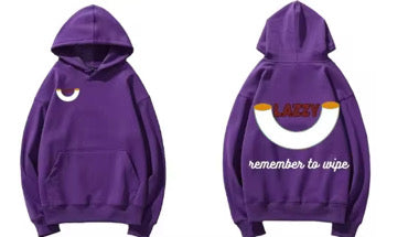 Purple lazy hoodie
